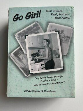 Go Girl Set of 20 Greeting Card Set
